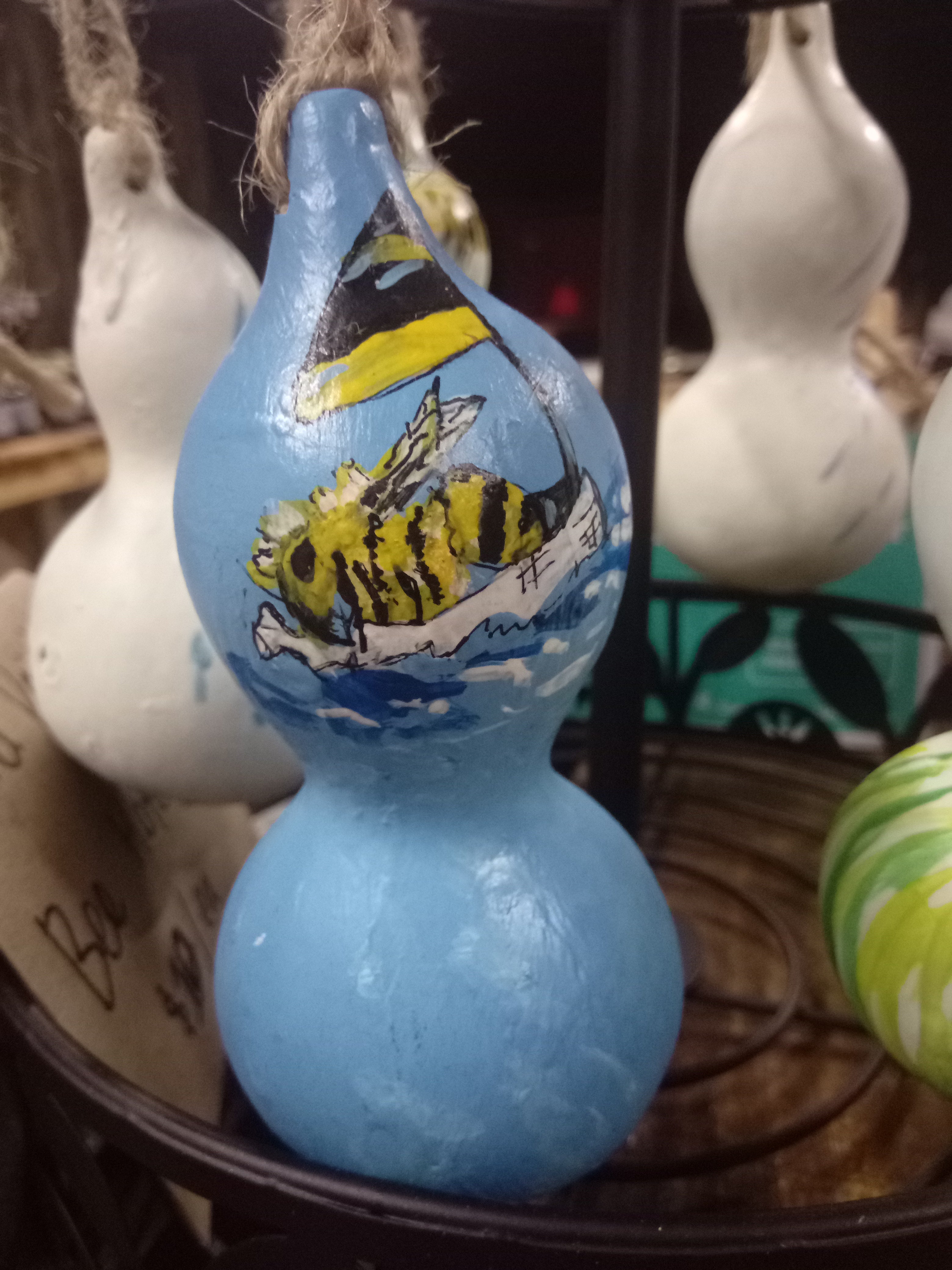 Whimsical bee hotels