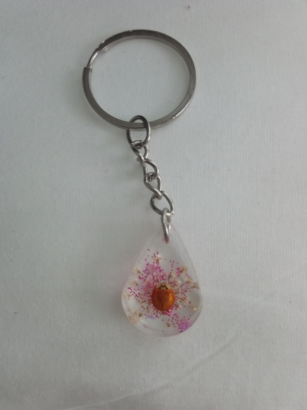 Preserved insect resin pendants